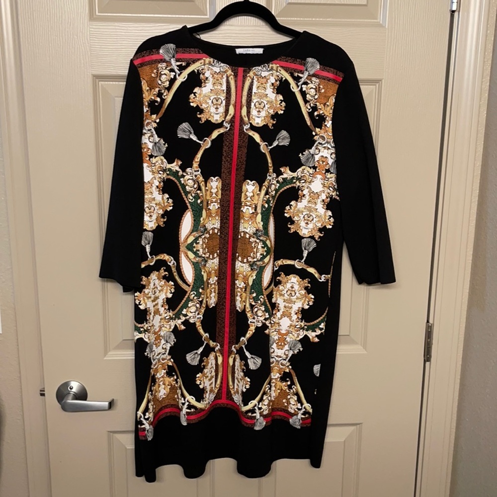 ZARA BASIC BLACK PARTY DRESS